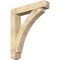 Ekena Millwork Thorton Craftsman Rough Sawn Bracket w/ Offset Brace, Douglas Fir, 8"W x 42"D x 48"H BKT0806X42X48THR04RDF - alternate 1